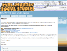Tablet Screenshot of martinsocialstudies.com